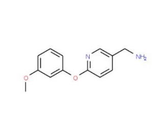 [6-(3-methoxyphenoxy)pyridin-3-yl]methanamine - chemical structure image