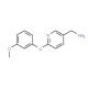 [6-(3-methoxyphenoxy)pyridin-3-yl]methanamine - chemical structure image