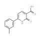 6-(3-methylphenyl)-2-oxo-1,2-dihydropyridine-3-carboxylic acid - chemical structure image