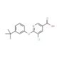 6-(3-tert-butylphenoxy)-5-chloronicotinic acid - chemical structure image