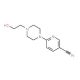 6-[4-(2-Hydroxyethyl)piperazino]nicotinonitrile - chemical structure image