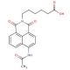 6-(4-Acetamido-1,8-naphthalamido)hexanoic acid (CAS 172227-59-7) - chemical structure image