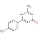 6-(4-aminophenyl)-2-methylpyrimidin-4(3H)-one - chemical structure image
