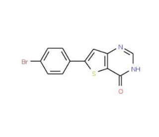 6-(4-Bromo-phenyl)-3H-thieno[3,2-d]pyrimidin-4-one - chemical structure image