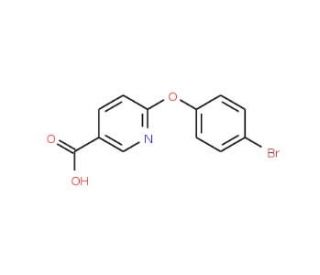 6-(4-bromophenoxy)pyridine-3-carboxylic acid - chemical structure image