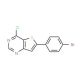 6-(4-Bromophenyl)-4-chloro-thieno[3,2-d]pyrimidine - chemical structure image