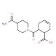 6-(4-Carbamoyl-piperidine-1-carbonyl)-cyclohex-3-enecarboxylic acid - chemical structure image