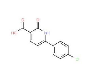 6-(4-Chloro-phenyl)-2-oxo-1,2-dihydro-pyridine-3-carboxylic acid - chemical structure image