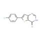 6-(4-Chlorophenyl)-3,4-dihydrothieno-[3,2-d]pyrimidin-4-one - chemical structure image