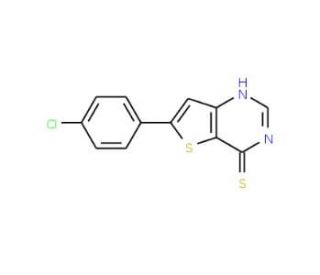6-(4-chlorophenyl)thieno[3,2-d]pyrimidine-4-thiol - chemical structure image