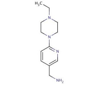 [6-(4-ethylpiperazin-1-yl)pyridin-3-yl]methanamine - chemical structure image