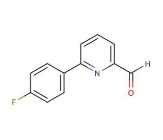 6-(4-Fluorophenyl)-2-pyridinecarboxaldehyde (CAS 157402-44-3) - chemical structure image
