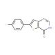 6-(4-Fluorophenyl)-3,4-dihydrothieno[3,2-d]-pyrimidin-4-one - chemical structure image