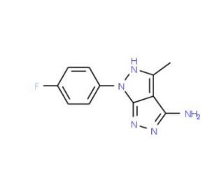 6-(4-fluorophenyl)-4-methyl-1H,6H-[1,2]diazolo[3,4-c]pyrazol-3-amine - chemical structure image