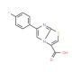 6-(4-Fluorophenyl)imidazo[2,1-b][1,3]thiazole-3-carboxylic acid (CAS 912770-37-7) - chemical structure image