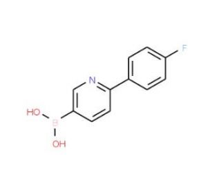 6-(4-Fluorophenyl)pyridine-3-boronic acid (CAS 1072944-20-7) - chemical structure image