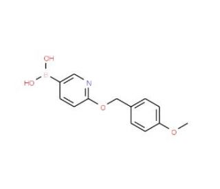 6-(4-Methoxybenzyloxy)pyridin-3-ylboronic acid (CAS 663955-80-4) - chemical structure image