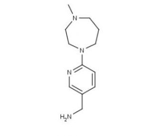 [6-(4-methyl-1,4-diazepan-1-yl)pyridin-3-yl]methanamine - chemical structure image