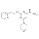 6-(4-Morpholinyl)-2-[2-(2-pyridinyl)ethoxy]-4(1H)-pyrimidinone Hydrazone (CAS 719285-83-3) - chemical structure image