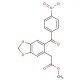 6-(4-Nitrobenzoyl)-1,3-benzodioxole-5-acetic Acid Methyl Ester - chemical structure image