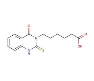 6-(4-oxo-2-thioxo-1,4-dihydroquinazolin-3(2H)-yl)hexanoic acid - chemical structure image