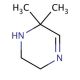 6,6-Dimethyl-1,2,3,6-tetrahydro-pyrazine - chemical structure image