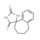 6,7,8,9-tetrahydro-2′H,5′H-spiro[benzo[7]annulene-5,4′-imidazolidine]-2′,5′-dione (CAS 109402-17-7) - chemical structure imag