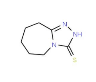 6,7,8,9-Tetrahydro-5H-[1,2,4]triazolo[4,3-a]azepine-3-thiol (CAS 13805-41-9) - chemical structure image