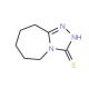 6,7,8,9-Tetrahydro-5H-[1,2,4]triazolo[4,3-a]azepine-3-thiol (CAS 13805-41-9) - chemical structure image