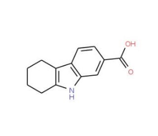 6,7,8,9-Tetrahydro-5H-carbazole-2-carboxylic acid (CAS 729613-71-2) - chemical structure image
