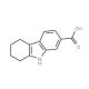 6,7,8,9-Tetrahydro-5H-carbazole-2-carboxylic acid (CAS 729613-71-2) - chemical structure image