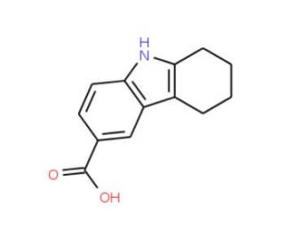 6,7,8,9-Tetrahydro-5H-carbazole-3-carboxylic acid (CAS 36729-27-8) - chemical structure image