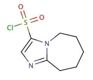 6,7,8,9-Tetrahydro-5H-imidazo[1,2-a]azepine-3-sulphonyl chloride - chemical structure image