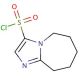 6,7,8,9-Tetrahydro-5H-imidazo[1,2-a]azepine-3-sulphonyl chloride - chemical structure image