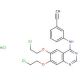 6,7-Bis(2-chloroethoxy)-N-(3-ethynylphenyl)-4-quinazolinamine Hydrochloride 的分子结构, CAS编号: 183320-00-5 6,7-Bis(2-chloroethoxy)-N-(3-ethynylphenyl)-4-quinazolinamine Hydrochloride (CAS 183320-00-5) - chemical structure image