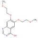 6,7-bis(2-Methoxyethoxy)-3,4-dihydroquinazolin-4-one (CAS 179688-29-0) - chemical structure image