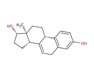 6,7-Dehydro Estradiol - chemical structure image