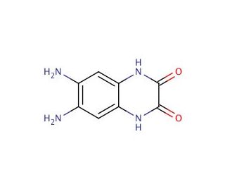 6,7-Diaminoquinoxaline-2,3-dione, Dihydrochloride (CAS 17498-26-9) - chemical structure image