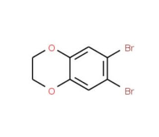 6,7-Dibromobenzo(1,4)dioxan (CAS 25812-80-0) - chemical structure image