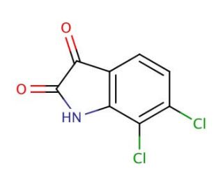 6,7-dichloro-1H-indole-2,3-dione (CAS 18711-12-1) - chemical structure image