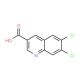 6,7-Dichloroquinoline-3-carboxylic acid (CAS 948294-42-6) - chemical structure image
