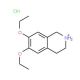 6,7-diethoxy-1,2,3,4-tetrahydroisoquinoline hydrochloride (CAS 63905-65-7) - chemical structure image