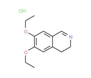 6,7-Diethoxy-3,4-dihydroisoquinoline hydrochloride (CAS 59895-00-0) - chemical structure image