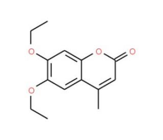 6,7-Diethoxy-4-methylcoumarin (CAS 314744-06-4) - chemical structure image