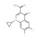 6,7-Difluoro-4-oxo-1-cyclopropyl-1,4-dihydro-quinoline-3-carboxylic acid (CAS 93107-30-3) - chemical structure image