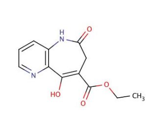 6,7-Dihydro-9-hydroxy-6-oxo-5H-pyrido[3,2-b]azepine-8-carboxylic Acid Ethyl Ester (CAS 676596-62-6) - chemical structure imag