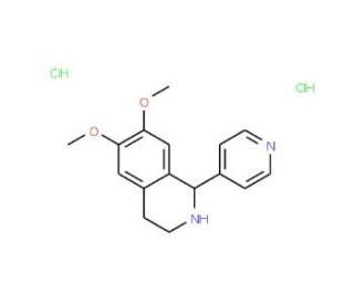 6,7-Dimethoxy-1-(4-pyridyl)-1,2,3,4-tetrahydro-isoquinoline dihydrochloride (CAS 298196-89-1) - chemical structure image