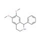 6,7-Dimethoxy-1-phenyl-1,2,3,4-tetrahydro-isoquinoline (CAS 4118-36-9) - chemical structure image