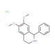 6,7-Dimethoxy-1-phenyl-1,2,3,4-tetrahydro-isoquinoline hydrochloride (CAS 63768-20-7) - chemical structure image