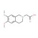 (6,7-Dimethoxy-3,4-dihydro-1H-isoquinolin-2-yl)-acetic acid - chemical structure image